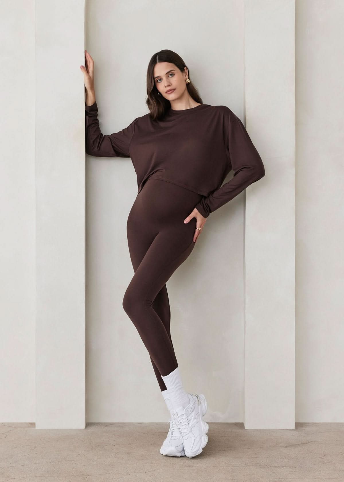 Bumpsuit maternity the legging in chocolate