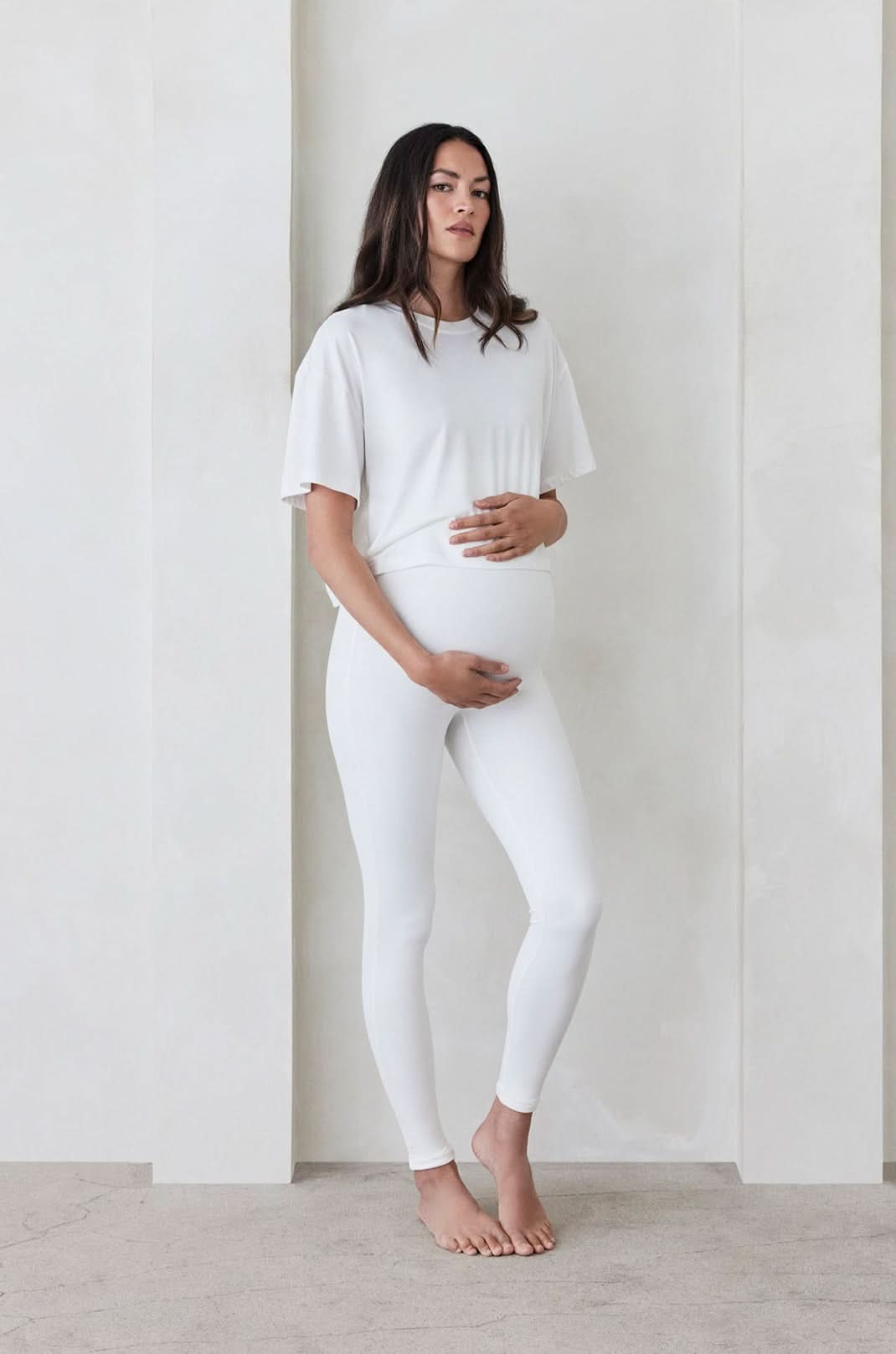 Bumpsuit Maternity The Legging in Ivory