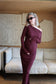 Soft Rib Draped Maxi
