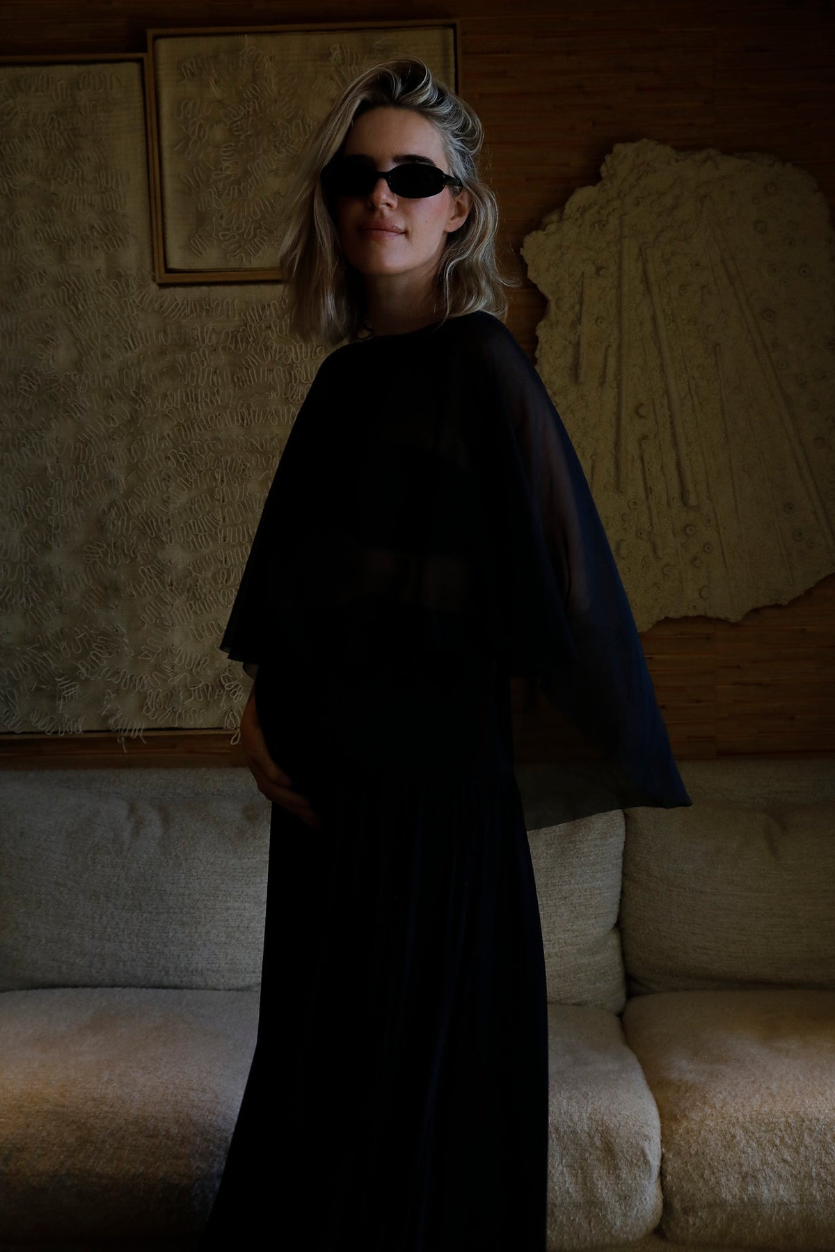 The Chiffon Capelet