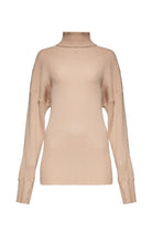 Cozy Knit Turtleneck Sweater in Camel