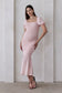 Shirred Puff Sleeve Dress