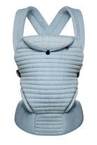 the armadillo baby carrier by bumpsuit in light denim