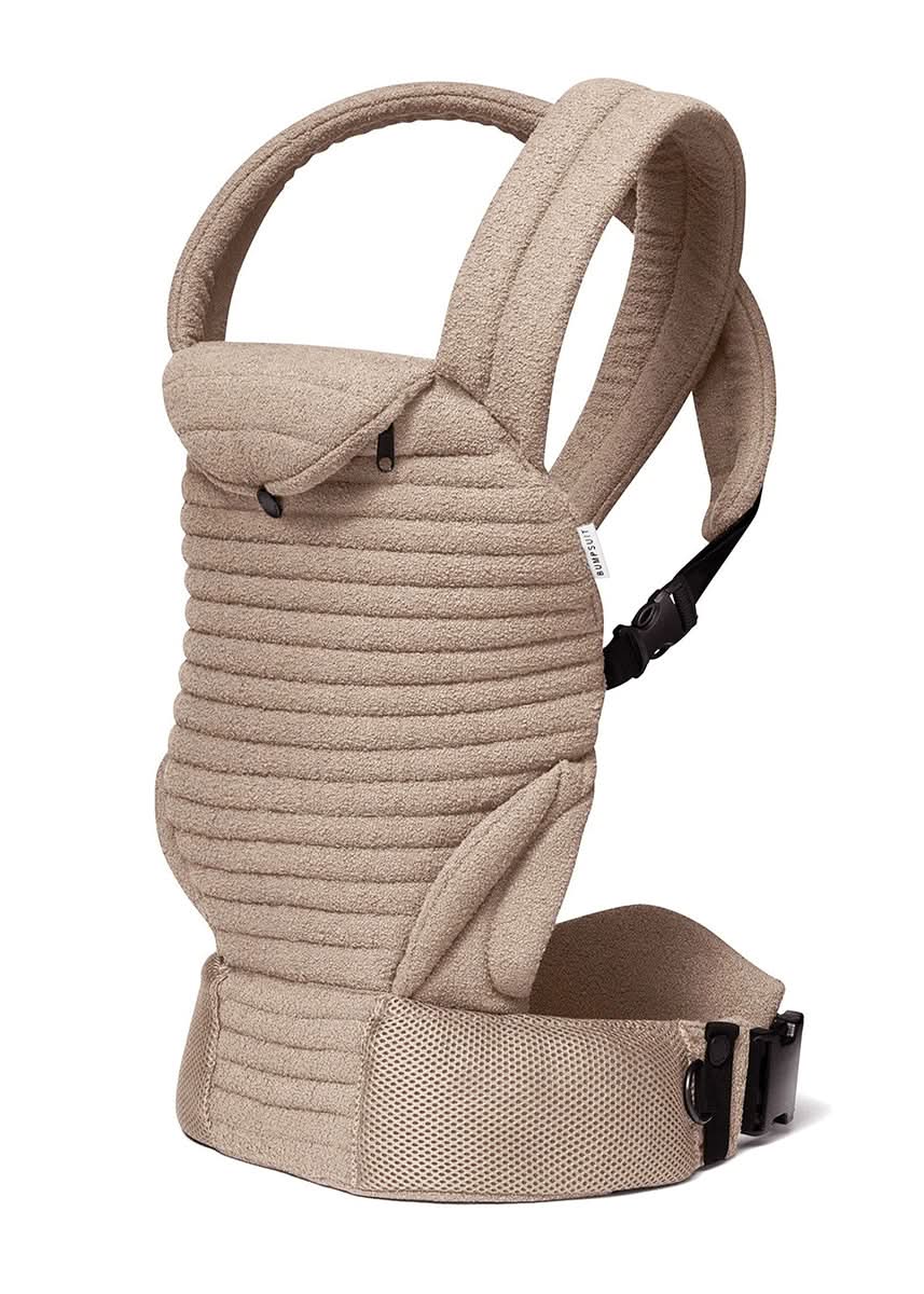 Bumpsuit Maternity The Armadillo Baby Carrier in Oyster on a white background