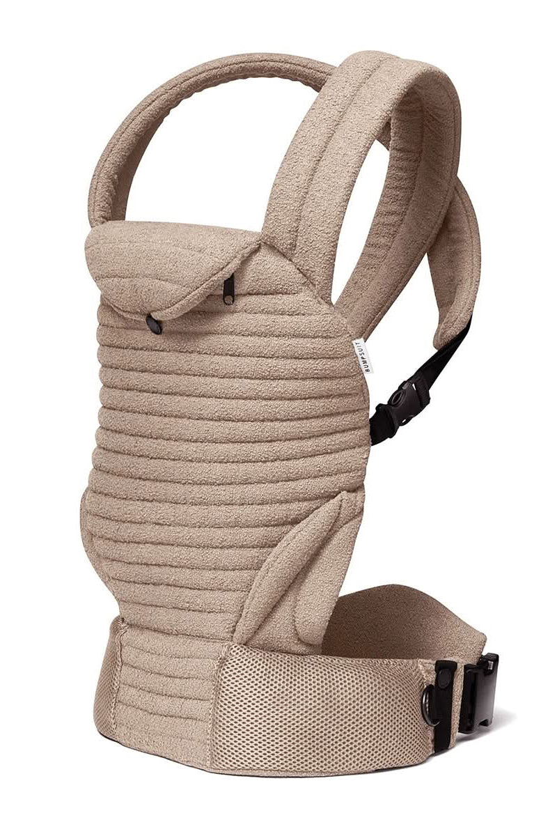 Bumpsuit Maternity The Armadillo Baby Carrier in Oyster on a white background
