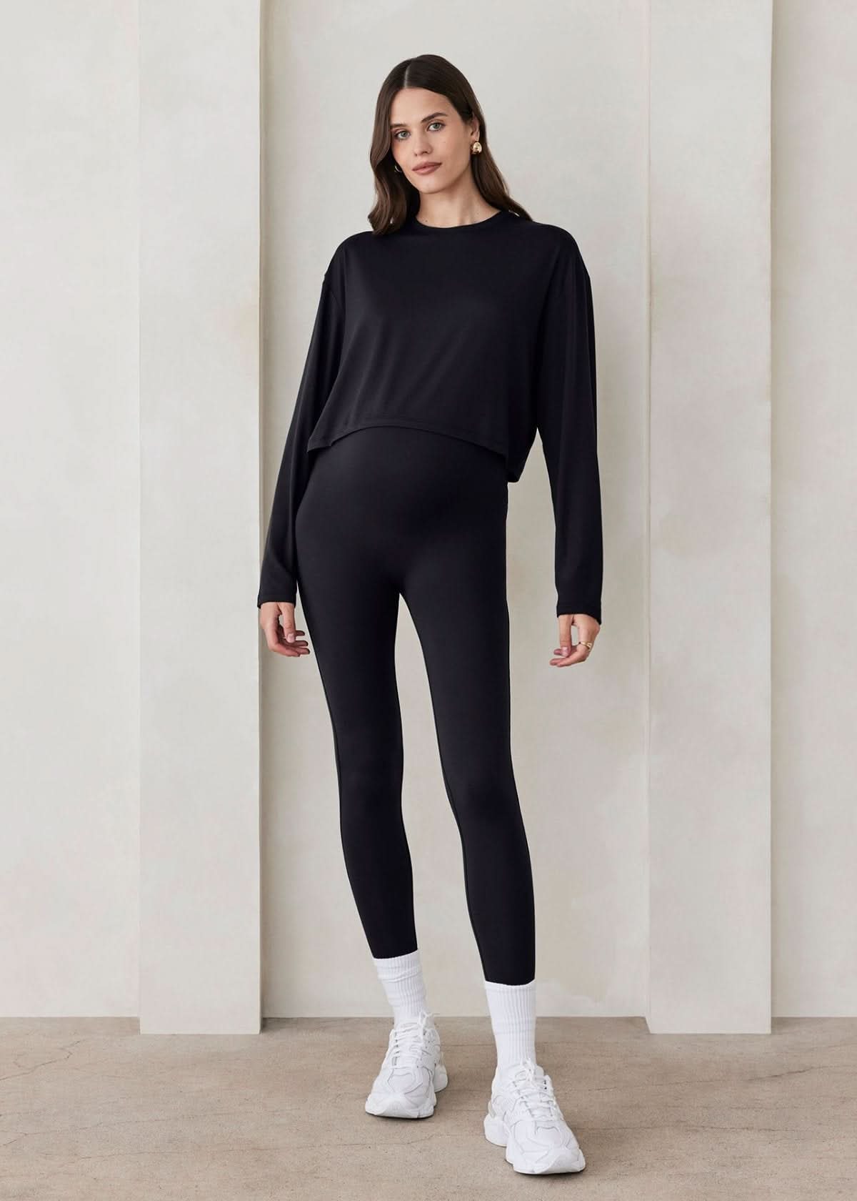 the maternity legging in black