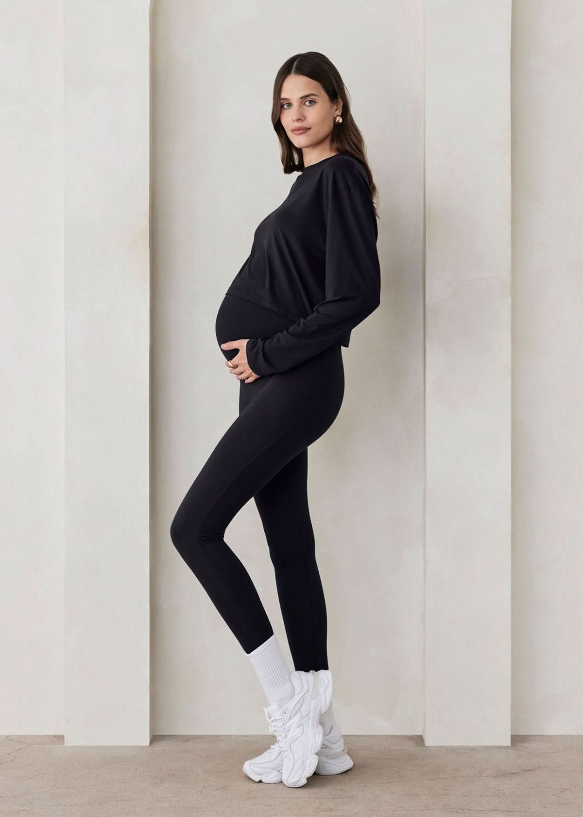 the maternity legging in black