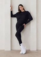 the maternity legging in black