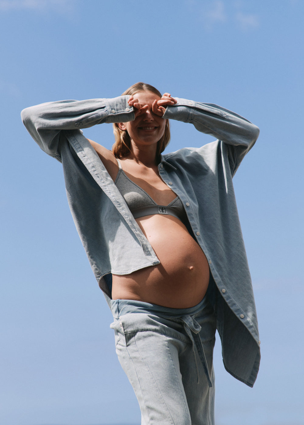 the denim painter jean in light blue wash